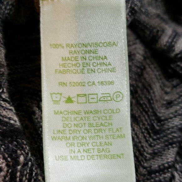 Sigrid Olsen | Herringbone Faux‎ Wrap Sweater Medium - Picture 9 of 10